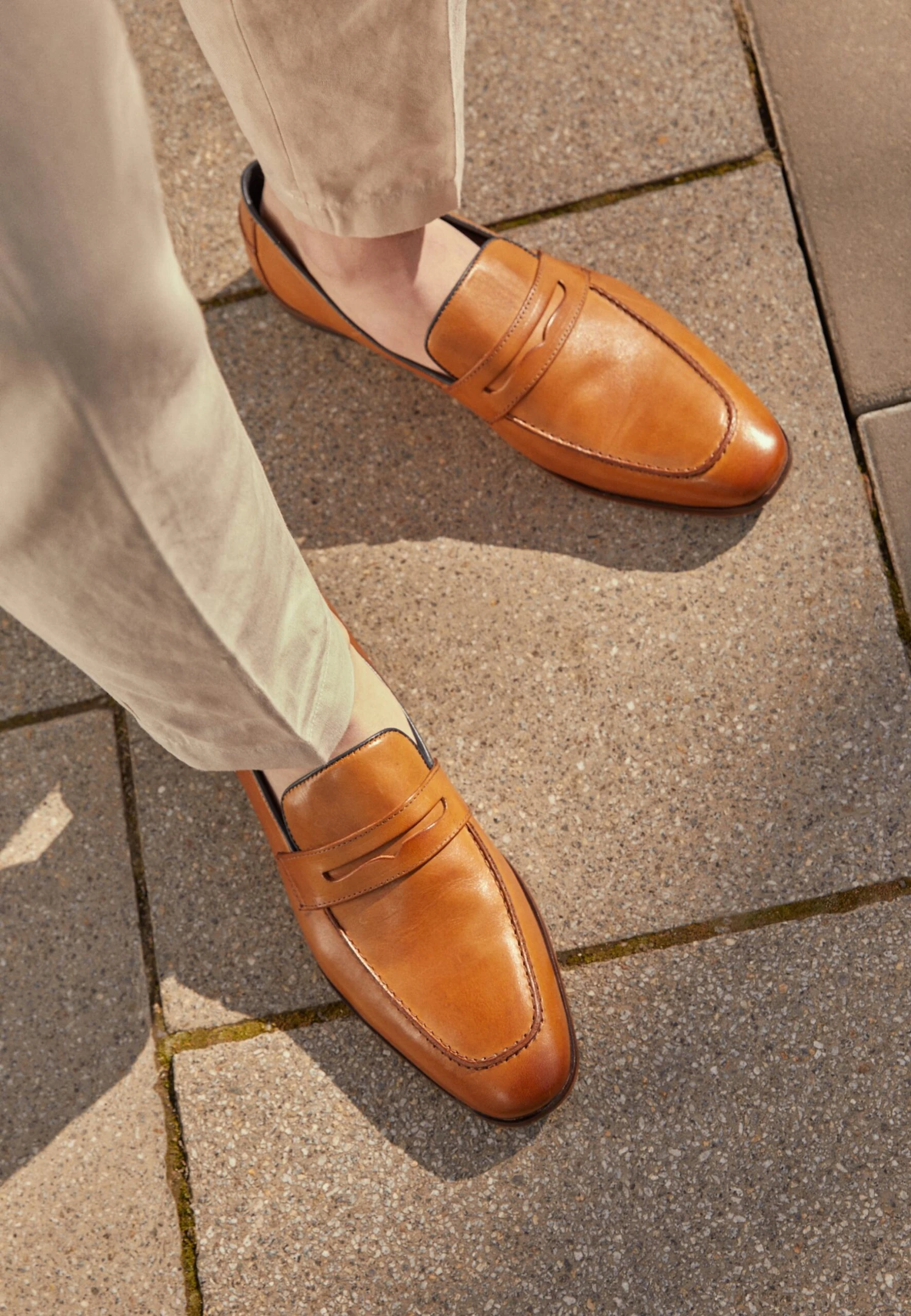 Pier One Leather - Instappers - Camel - Afbeelding 2